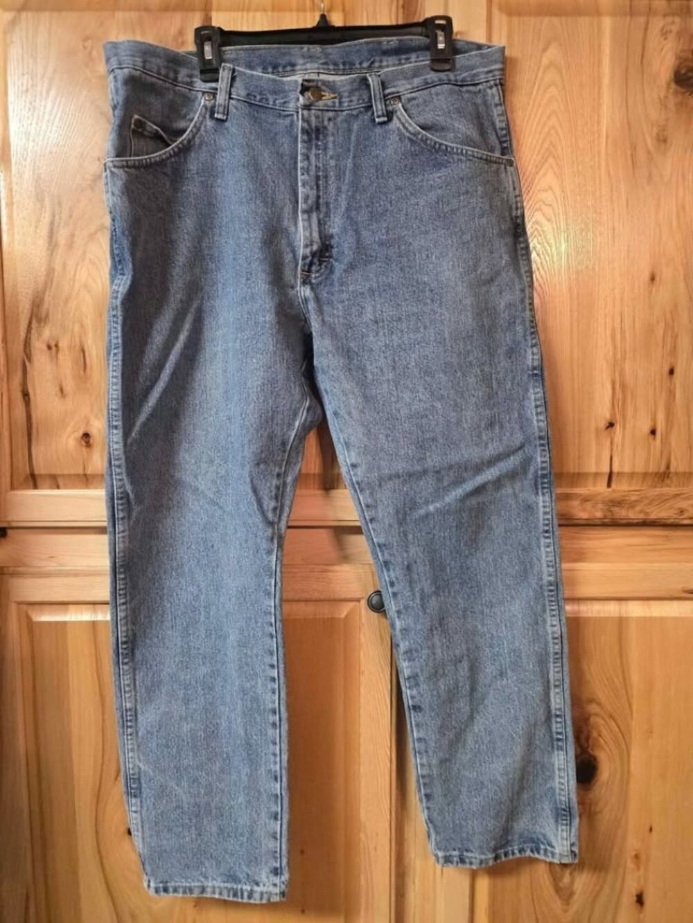 Vintage Wrangler Blues Jeans Mens Size 36X30 Blue Denim Medium Wash (J)F7